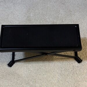 Black Adjustable Footrest for guitar players